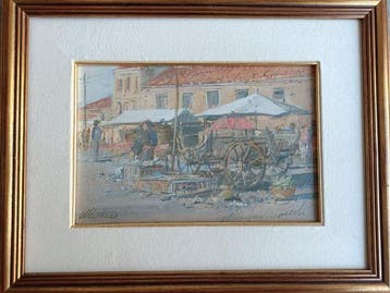 Matteo Massagrande (1959) - Mercato di Treviso