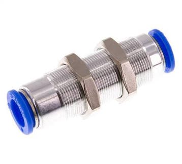 Raccord à Enfoncer 12mm Autobloquant en Laiton/Cloison  PBT, Verzenden
