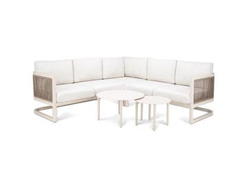 Veiling - Outdoor Loungeset Sierra corner - creme (quick dry