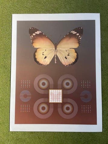 David Haidle (1943-2003) - Butterfly Matrix I