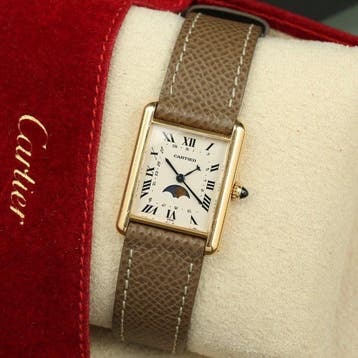Cartier - Tank Louis de Cartier Moonphase - 81900 - Homme -, Nieuw