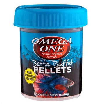 Omega One Betta Buffet Pellets 1oz (28Gr.), Dieren en Toebehoren