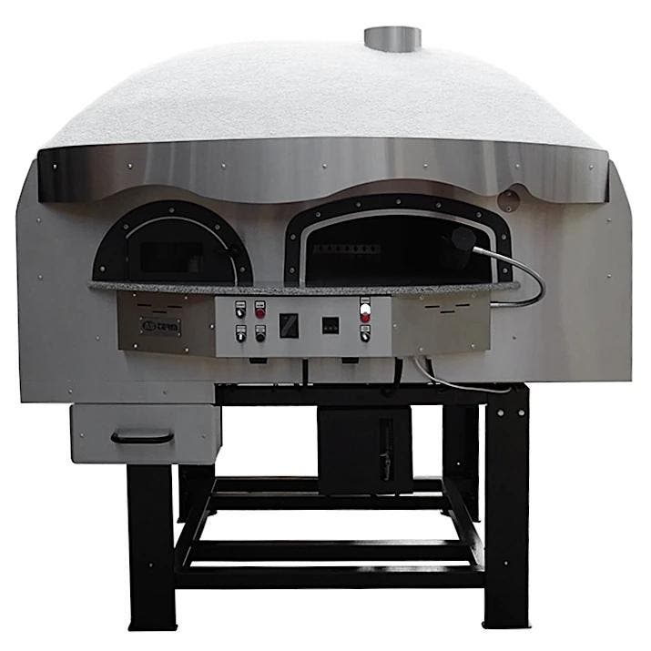 Roterende Pizzaoven | SERIE MIX-RK (SILICONE) | Gas/Hout |, Articles professionnels, Horeca | Équipement de cuisine, Envoi