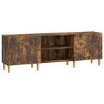 vidaXL TV Kast 150 x 31 x 50 cm Gerookt eiken Bewerkt hout, Verzenden