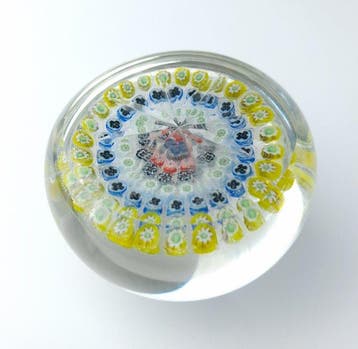 Perthshire Glass Scotland - Presse-papier - Millefiori -