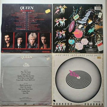 Queen - 4x Albums - Différents titres - Albums LP (plusieurs, Cd's en Dvd's, Nieuw in verpakking