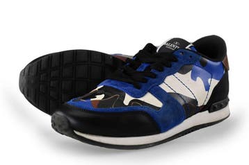 Valentino Sneakers in maat 40 Blauw, Kleding | Heren, Valentino, Zo goed als nieuw, Sneakers, Verzenden