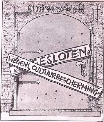 Vrij Nederland - Nazi-cultuur (lijst optie), Verzamelen, Militaria | Tweede Wereldoorlog, Verzenden, Foto of Poster