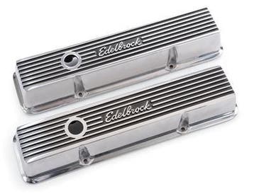 Chevrolet SB Klepdeksels Edelbrock elite, Ophalen of Verzenden