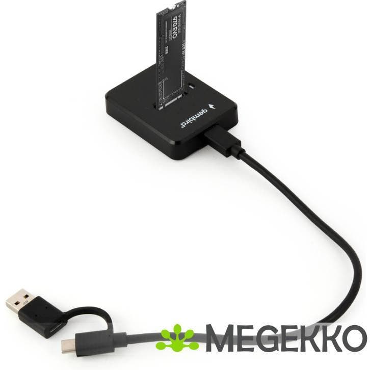 Gembird SSD Docking Station USB-A/USB-C, Informatique & Logiciels, Disques durs, Envoi