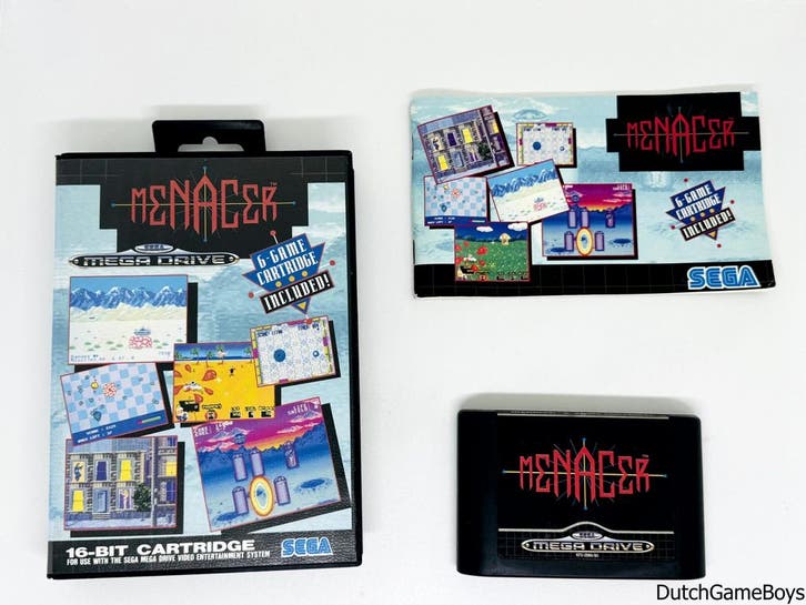 Sega Megadrive - Menacer, Games en Spelcomputers, Games | Sega, Gebruikt, Verzenden
