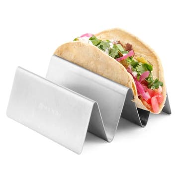 Tacostandaard | RVS | 2 Tacos | 135x115x50(h)mm HENDI, Zakelijke goederen, Horeca | Keukenapparatuur, Verzenden, Nieuw in verpakking