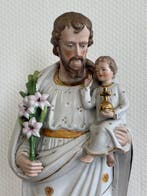 Figuur - Saint Joseph - 50 cm - Biscuit porselein