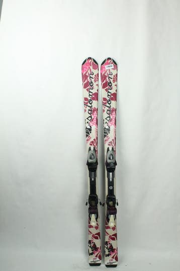 Refurbished - Ski - Salomon Jade purple - 130, Gebruikt, 100 tot 140 cm, Salomon, Ophalen of Verzenden