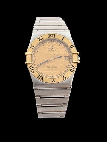 Omega - Constellation Honeycomb 18K Gold/ Steel - 396.1070 -, Nieuw