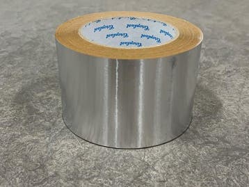 Veiling - 5x Coroplast aluminium tape - papier (75mm × 50m)