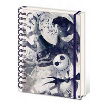 The Nightmare Before Christmas: Water Colour A5 Wiro Noteboo, Ophalen of Verzenden, Nieuw