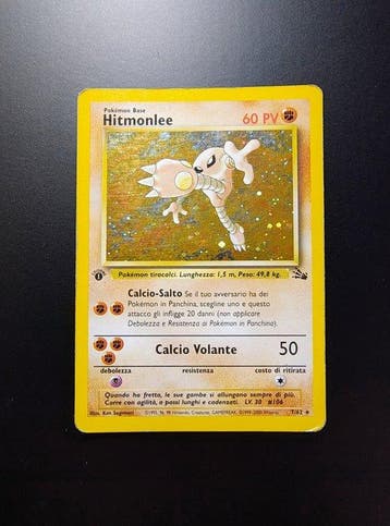 Pokémon - 4 Card - Hitmonlee Holo - Haunter Raro - Kabutops