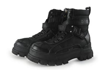 Buffalo Veterboots in maat 40 Zwart, Kleding | Dames, Schoenen, Verzenden, Zwart, Overige typen, Zo goed als nieuw