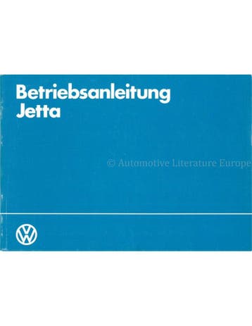 1983 VOLKSWAGEN JETTA INSTRUCTIEBOEKJE DUITS, Autos : Divers, Modes d'emploi & Notices d'utilisation