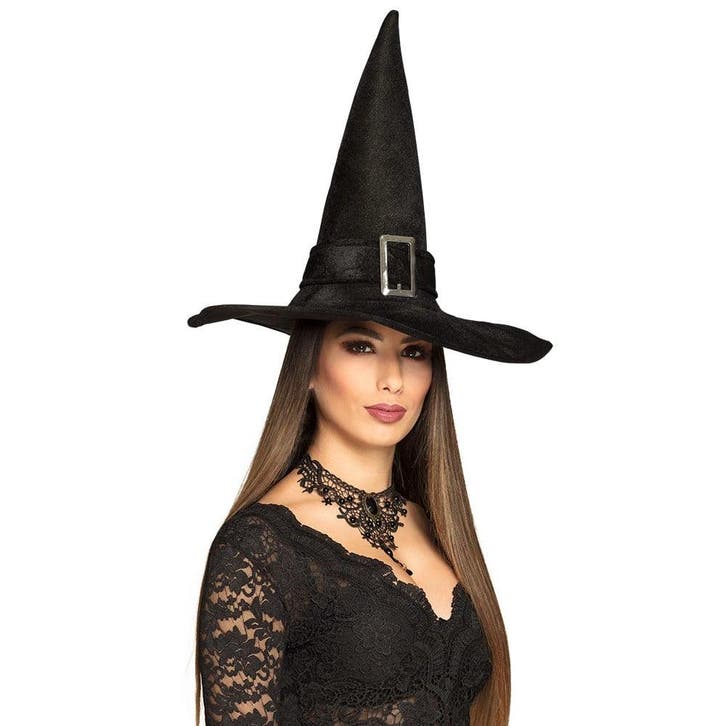 Halloween Heksen Hoed Zwart, Hobby en Vrije tijd, Feestartikelen, Nieuw, Verzenden