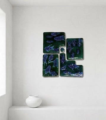 Valérie Bernier - COLLECTION CERAMIQUE - 60x60cm, Antiek en Kunst