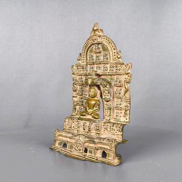 India - Jain Geel brons, koperlegering die waarschijnlijk