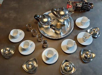 Alessi - myriam miri - Ontbijtservies (30) - Staal,