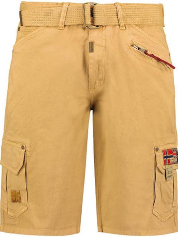 Geographical Norway Heren Korte Broek Palaga Beige, Verzenden