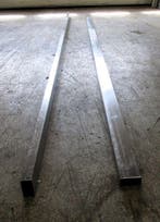 RVS Rechthoekige buis, Koker 700cm