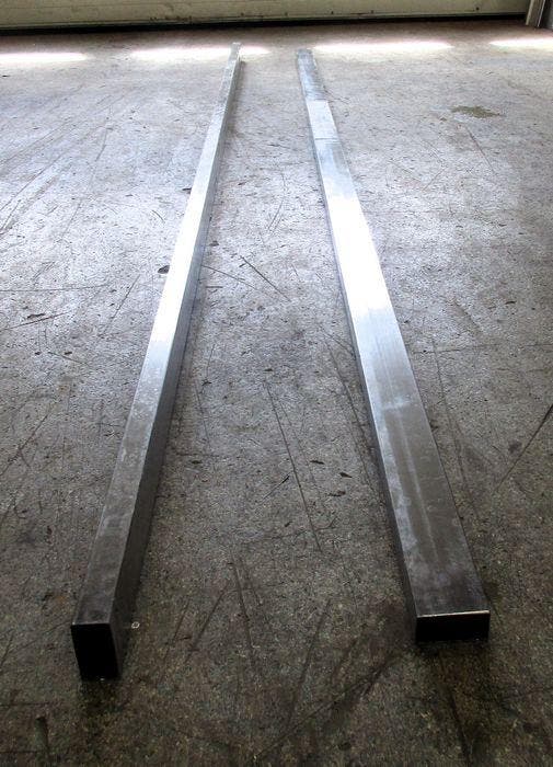 RVS Rechthoekige buis, Koker 700cm, Zakelijke goederen, Kantoor en Winkelinrichting | Winkel en Inventaris