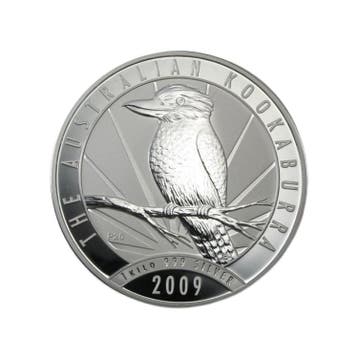 1 kilo zilveren Kookaburra munt 2009