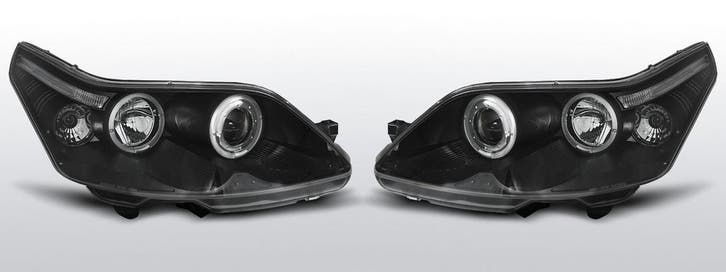 Koplampen Angel Eyes | Citoen C4 2004-2010 | zwart, Auto-onderdelen, Verlichting, Nieuw, Citroën, Verzenden