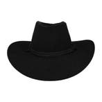 Cowboyhoed - Western Hoed in Suede look - One Size - Zwart