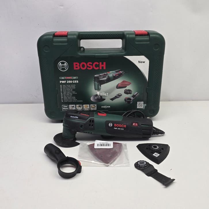 Bosch PMF 250 CES Multitool 250W Incl. Koffer | Nette Staat, Bricolage & Construction, Outillage | Meuleuses, Enlèvement ou Envoi