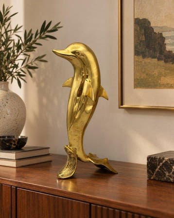 Decoratief ornament - Nederland - Mid century dolfijn