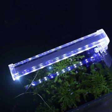 Glasheldere Crystal clip-on LED lamp D30 (7W)