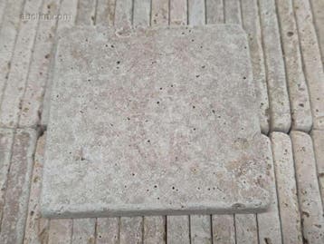 18m² Vierkante Turkse travertin, Ophalen, Nieuw
