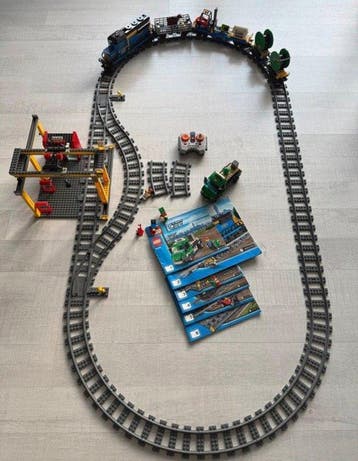 Lego Set - 60052 - City - Treno Merci con Scatola e