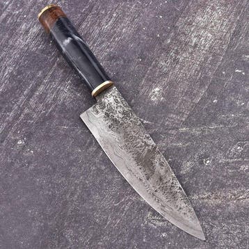 RELIC & EDGE - Keukenmes - Chefs knife - 16 - Staal, Hout,