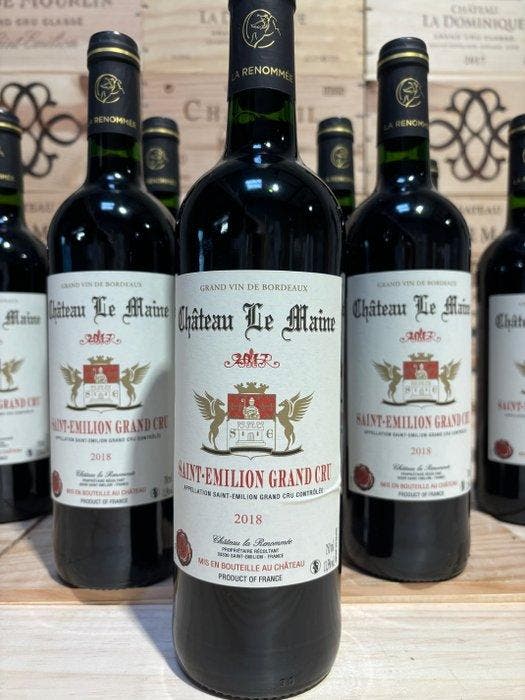 2018 Château Le Maine - Saint-Émilion Grand Cru - 12, Collections, Vins