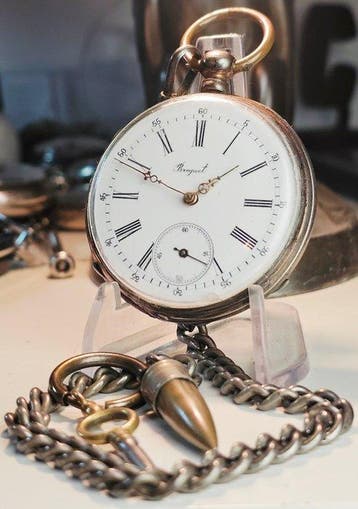 Breguet - Ancre 15 rubis key puller Chromometer - 21671 -