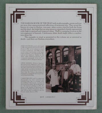James Van Der Zee, Owen Dodson & Camille Billops - The
