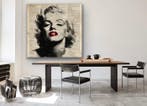 EMIR BERCUTTE - MARILYN MONROE JUST A KISS - Toile L, Antiquités & Art