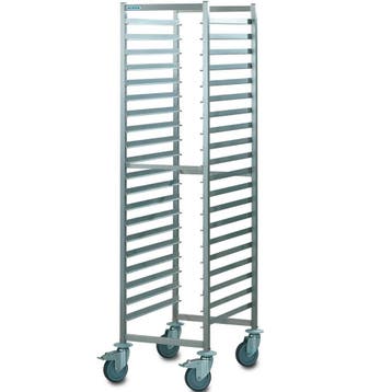 Regaalwagen | RVS | 20 Etages (EN600x400) | Wielen (Geremd), Zakelijke goederen, Verzenden, Nieuw in verpakking