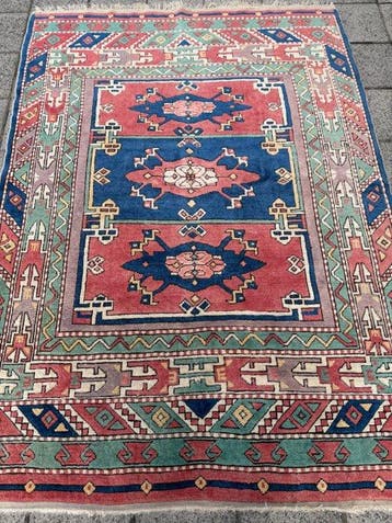 Anatolisch kazak - gereinigd - handgeknoopt - wol - Tapijt -