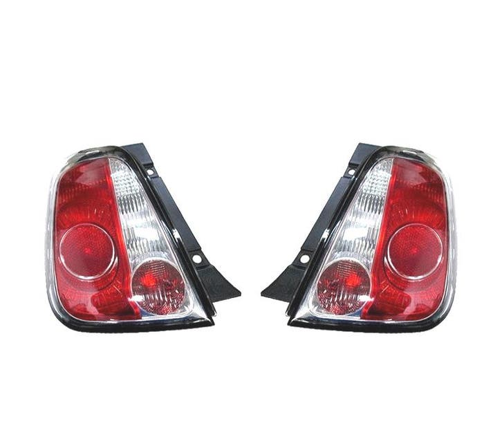 FEUX ARRIÈRE POUR FIAT 500 07-14 CONTOUR NOIR, Autos : Pièces & Accessoires, Éclairage, Envoi