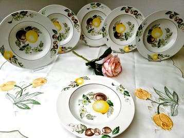 Villeroy & Boch - 6x Tiefe Pasta- / Suppenteller - Serie