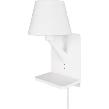 LED Wandlamp Mat Wit - Metalen Vloerlamp met IP20, Laadstati, Verzenden