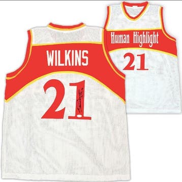 NBA - Dominique Wilkins - Maillot de basket personnalisé